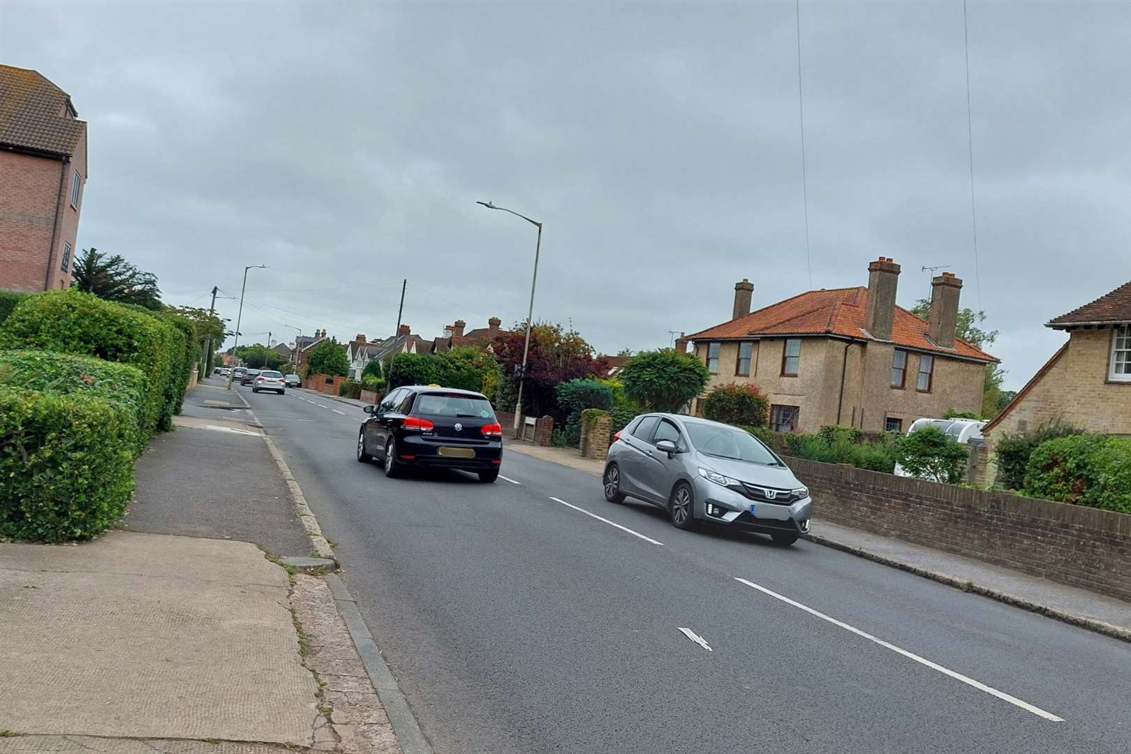 A lack of safe crossing points make London Road in Deal difficult for those navigating the route by foot