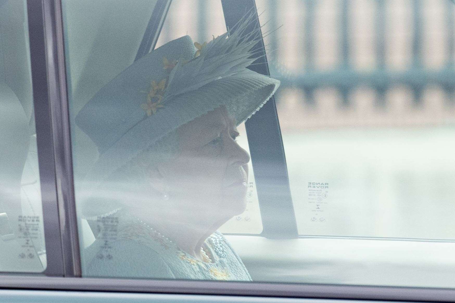 The Queen leaves Buckingham Palace to deliver the speech (Dominic Lipinski/PA)