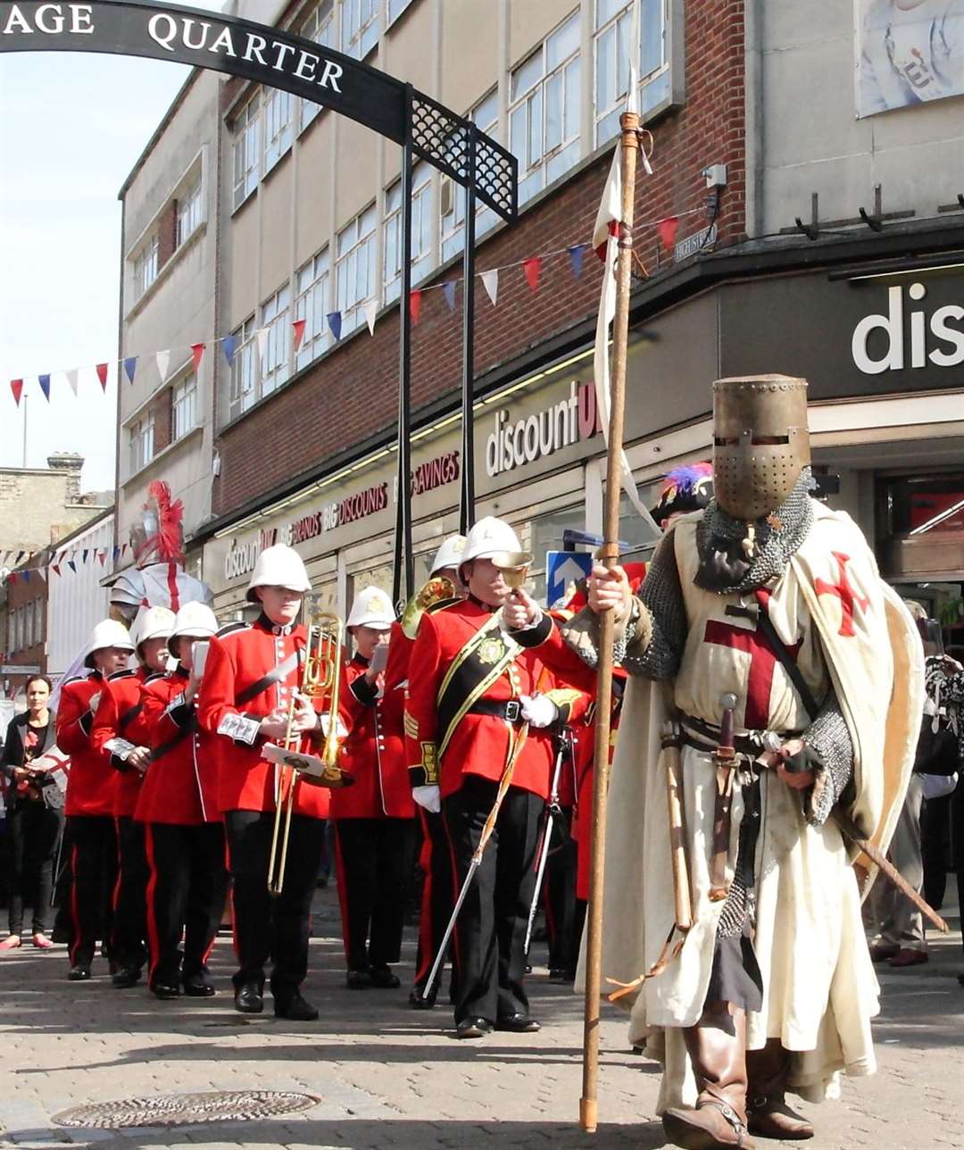 Gravesham’s St George’s Day parade is returning to the town this year. Photo: Gravesham council. Photo: Gravesham council