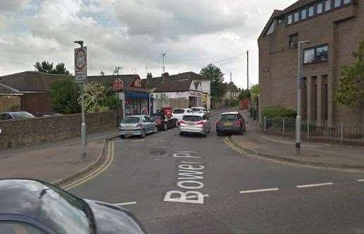 The collision happened on Tonbridge Road in Maidstone, by the Bower Place junction. Picture: Google Street View