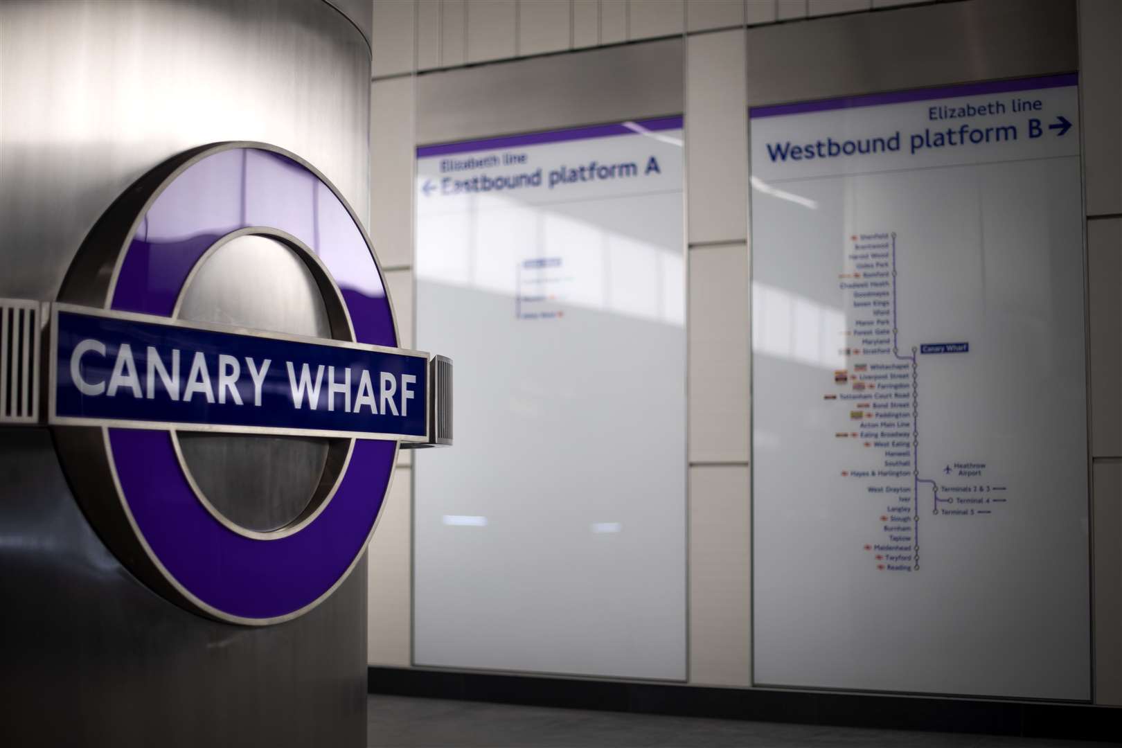 Journeys from Canary Wharf to Heathrow would take just over 30 minutes (Victoria Jones/PA)