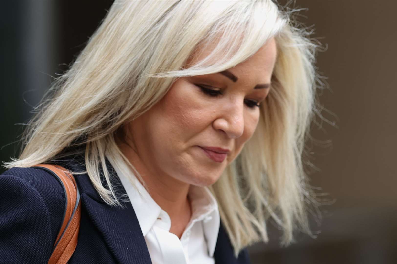 Michelle O’Neill apologised for her attendance at the Bobby Storey funeral (Liam McBurney/PA)