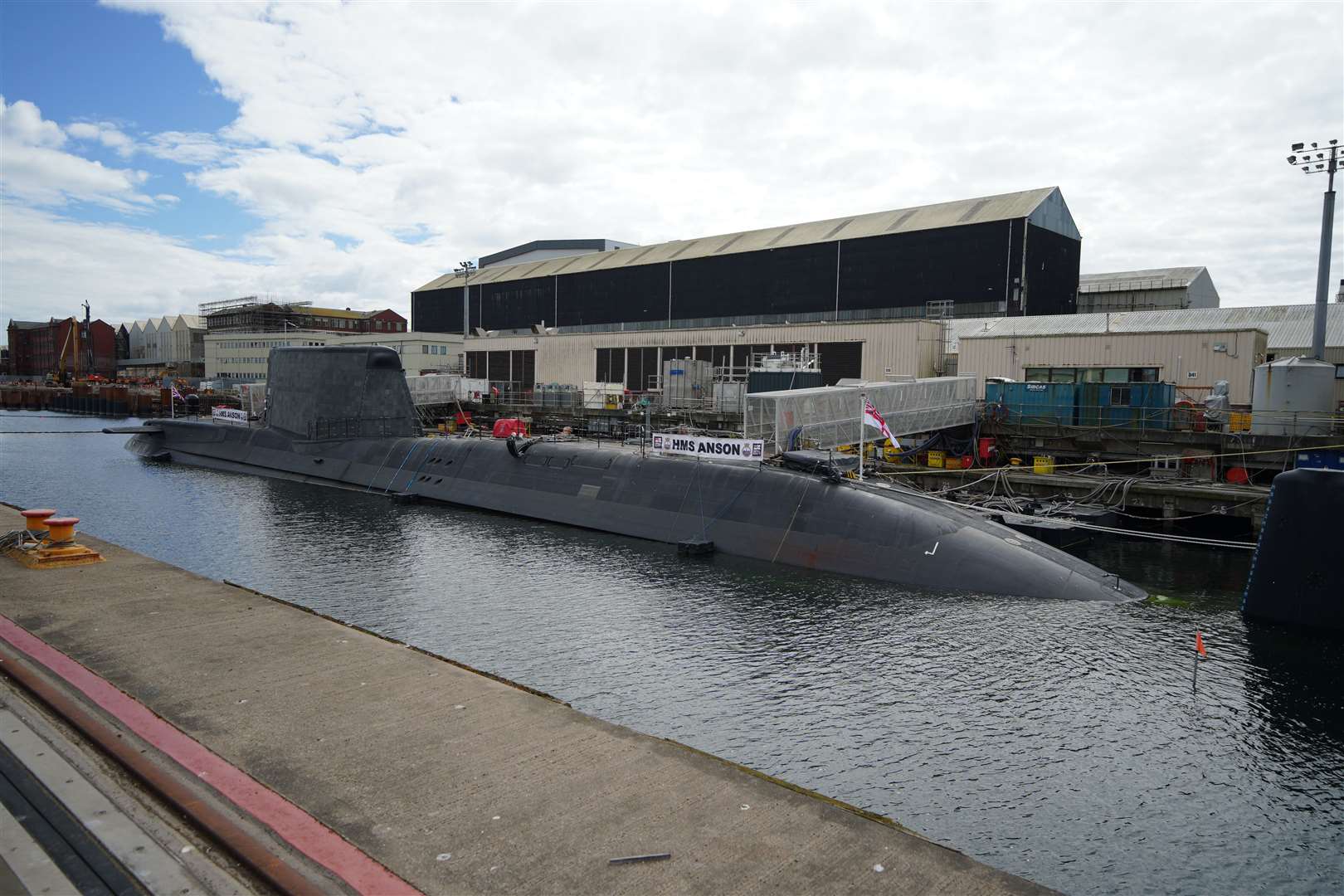 BAE Systems’ submarine facility in Barrow-in-Furness (Peter Byrne/PA)