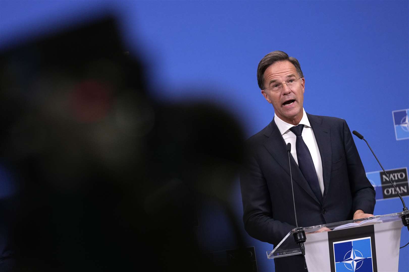 Nato secretary general Mark Rutte will also meet Volodymyr Zelensky and Sir Keir Starmer in Downing Street on Thursday (AP Photo/Virginia Mayo)