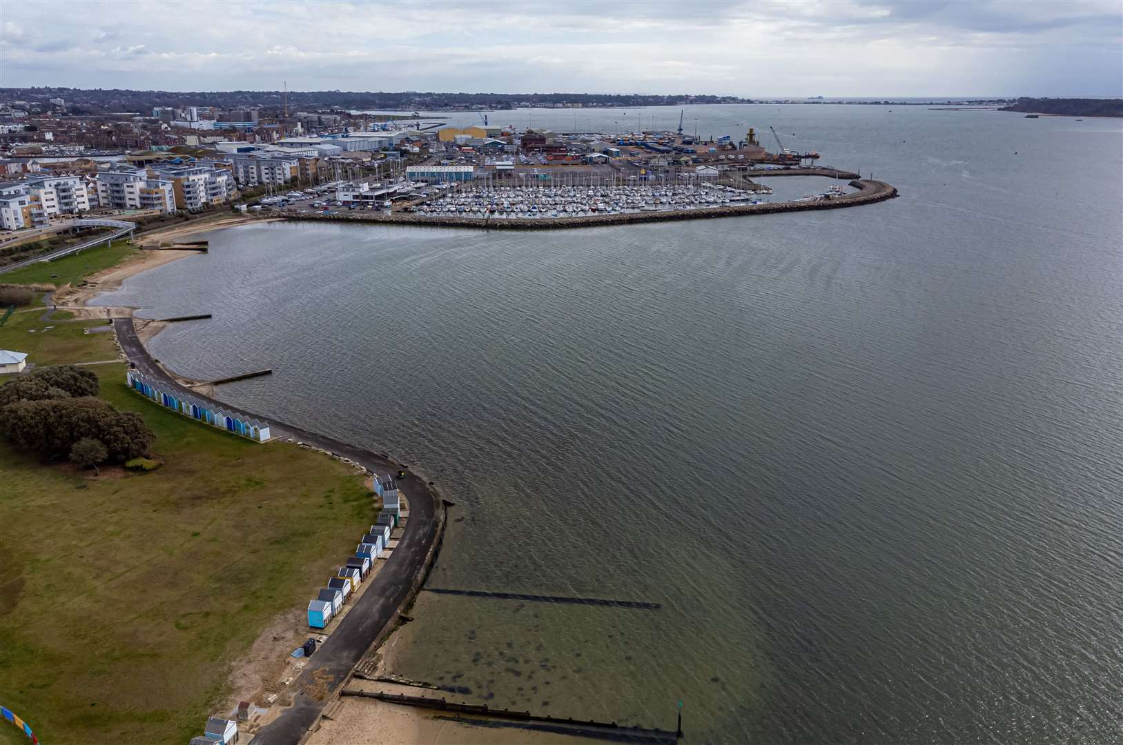 The Poole Harbour area, as seen from Hamworthy Park beach, Dorset (Ben Birchall/PA)