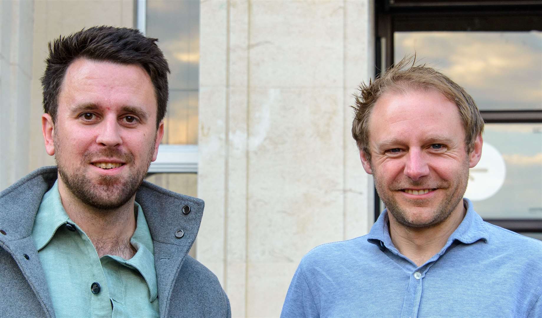 Ward members for St John's Cllr Matt Fox (L) and Cllr Peter Lidstone (R)