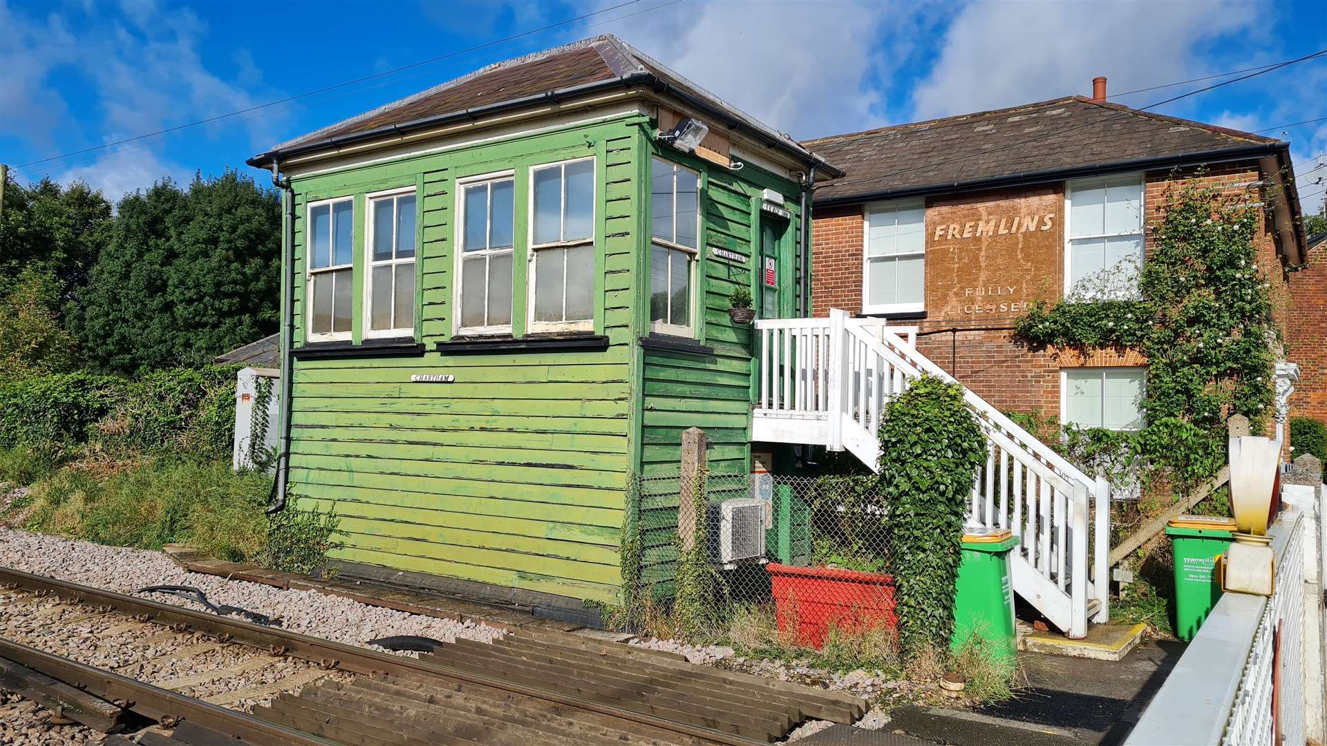 The Chartham signal box has been part of the village for more than 130 years