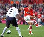 Jay Bothroyd miscues a shot on goal. Picture: MATTHEW WALKER