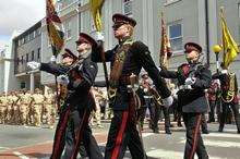 Homecoming for the Princess of Wales' Royal Regiment in Canterbury