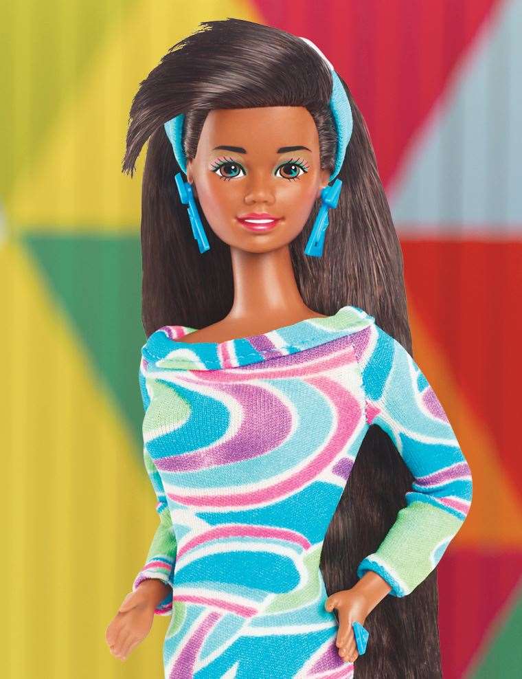 1992’s Totally Hair Barbie will be on display too as part of Barbie: The Exhibition at the Design Museum, which opens on July 5 2024 (Mattel Inc)