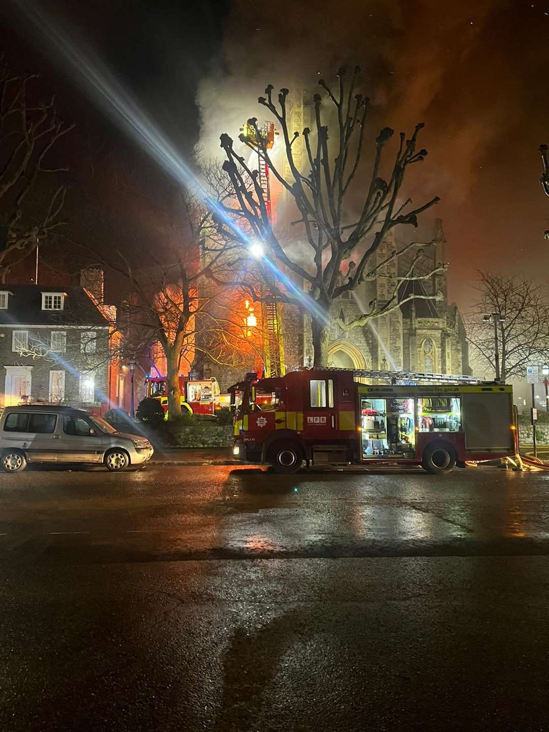 London church described as ‘historical treasure’ destroyed by fire