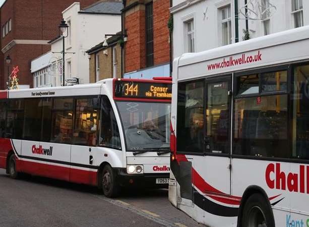 Kent County Council was considering plans to cut subsidies to 78 bus services across the county