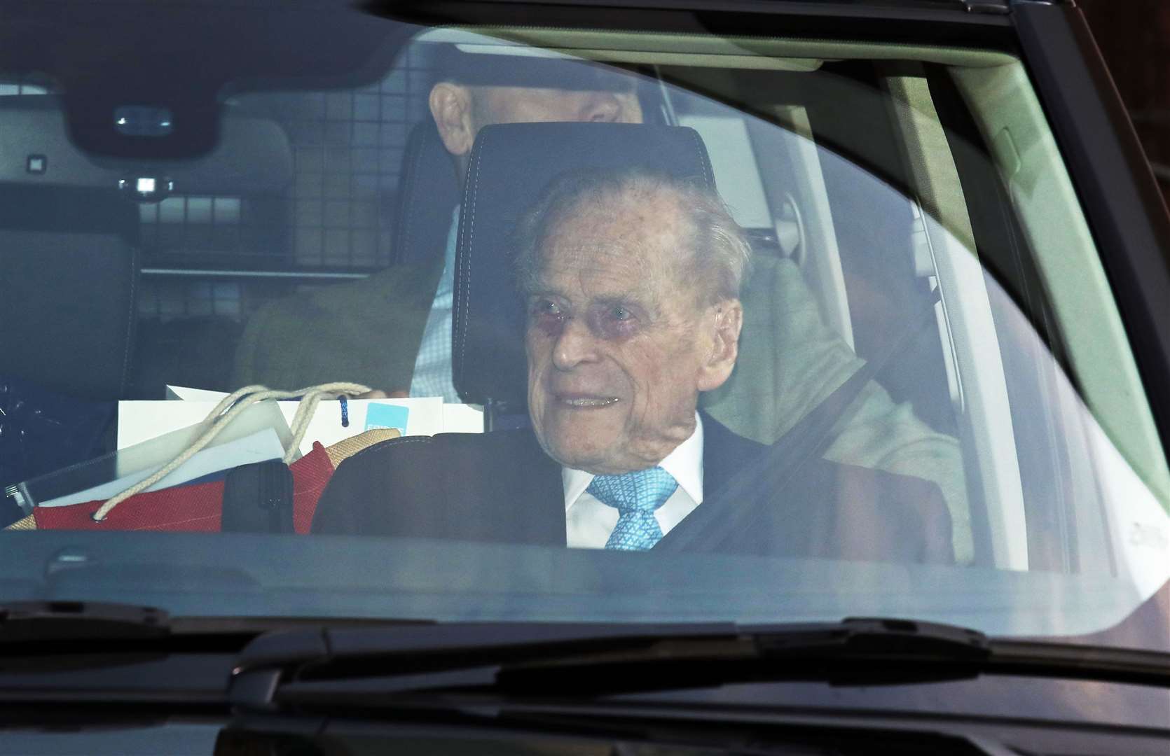 Philip leaves hospital in December 2019 (Philip Toscano/PA)