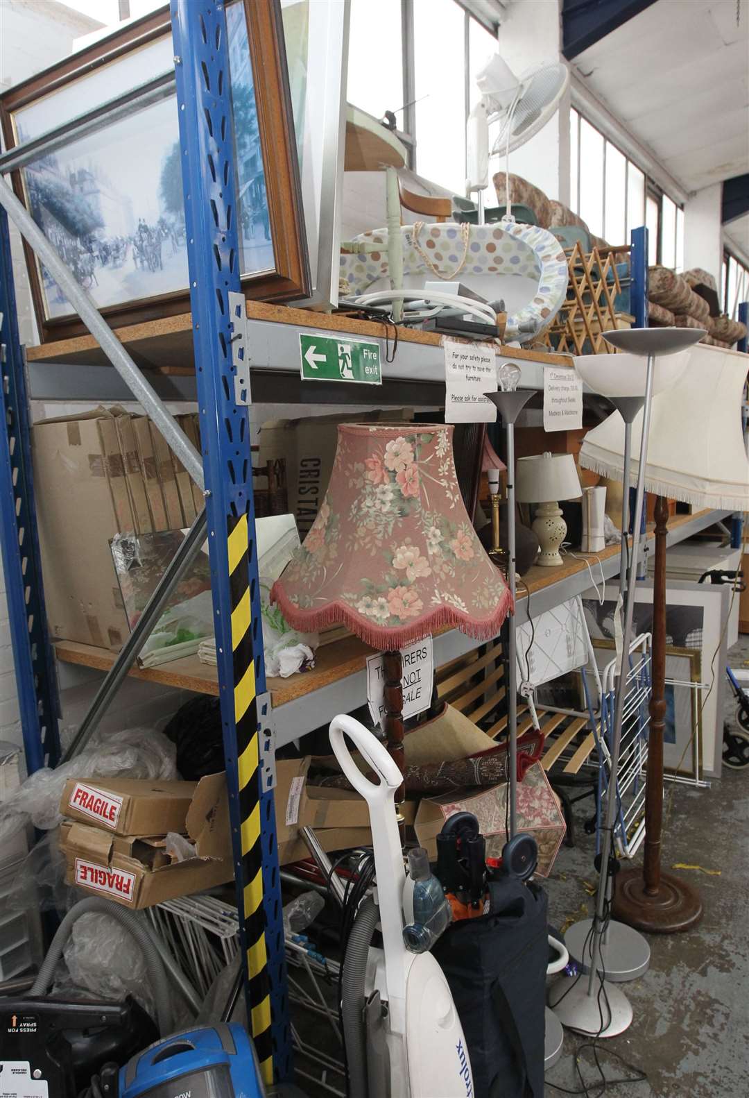 The Neighbourhood Furniture Store, on the Trinity Trading Estate in Sittingbourne, sold used items to people on low incomes Picture: John Westhrop