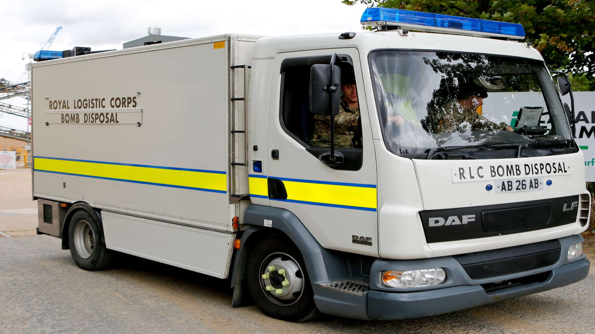 A bomb disposal unit was called to the scene. Library Picture