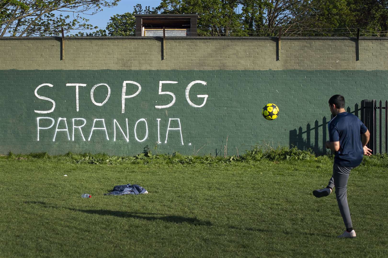 Over the Easter weekend, 20 incidents of vandalism to 5G masts were recorded (PA)