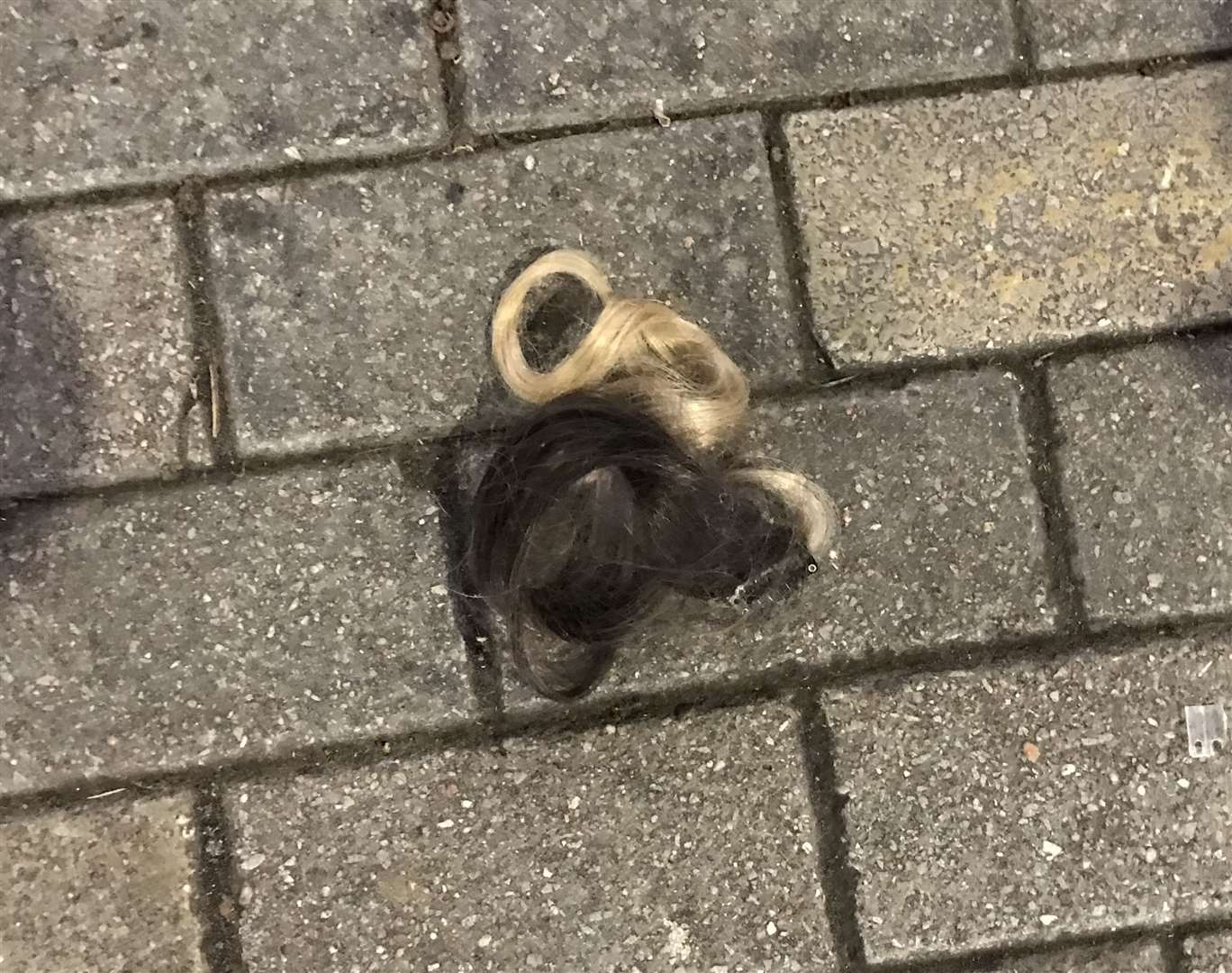 The hair extension ripped out by its disgruntled owner