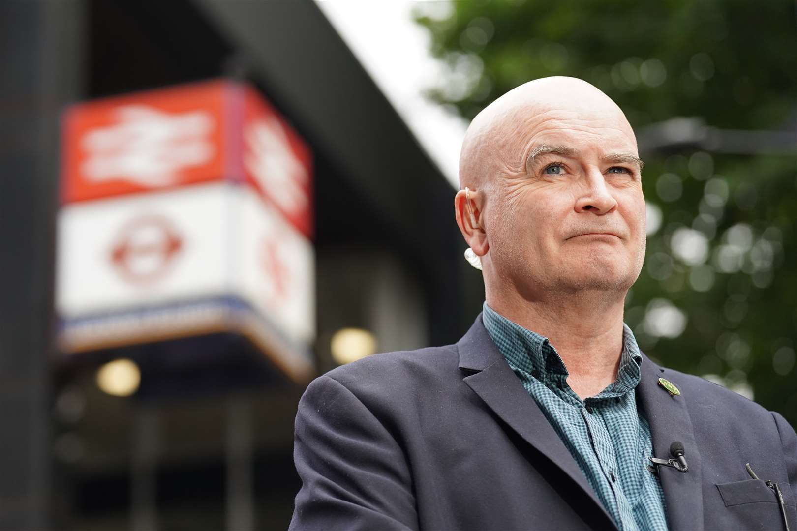 Mick Lynch, general secretary of the Rail, Maritime and Transport union (Stefan Rousseau/PA)