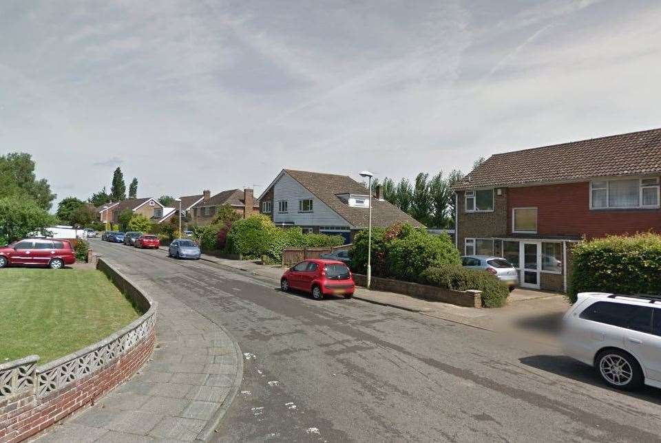 A man was assaulted in Hever Place, Canterbury. Pic: Google Street View (11513002)