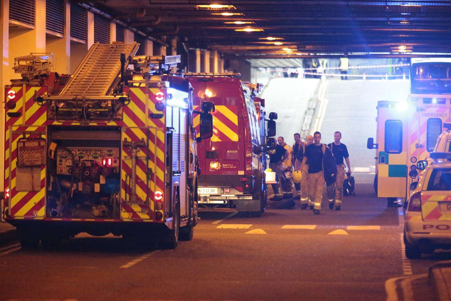 An incident at the bus station in the Chequers, where a women was trapped under a bus