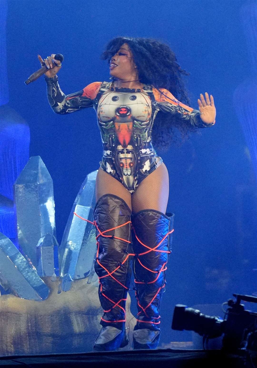 SZA delivered an energetic performance (Yui Mok/PA)