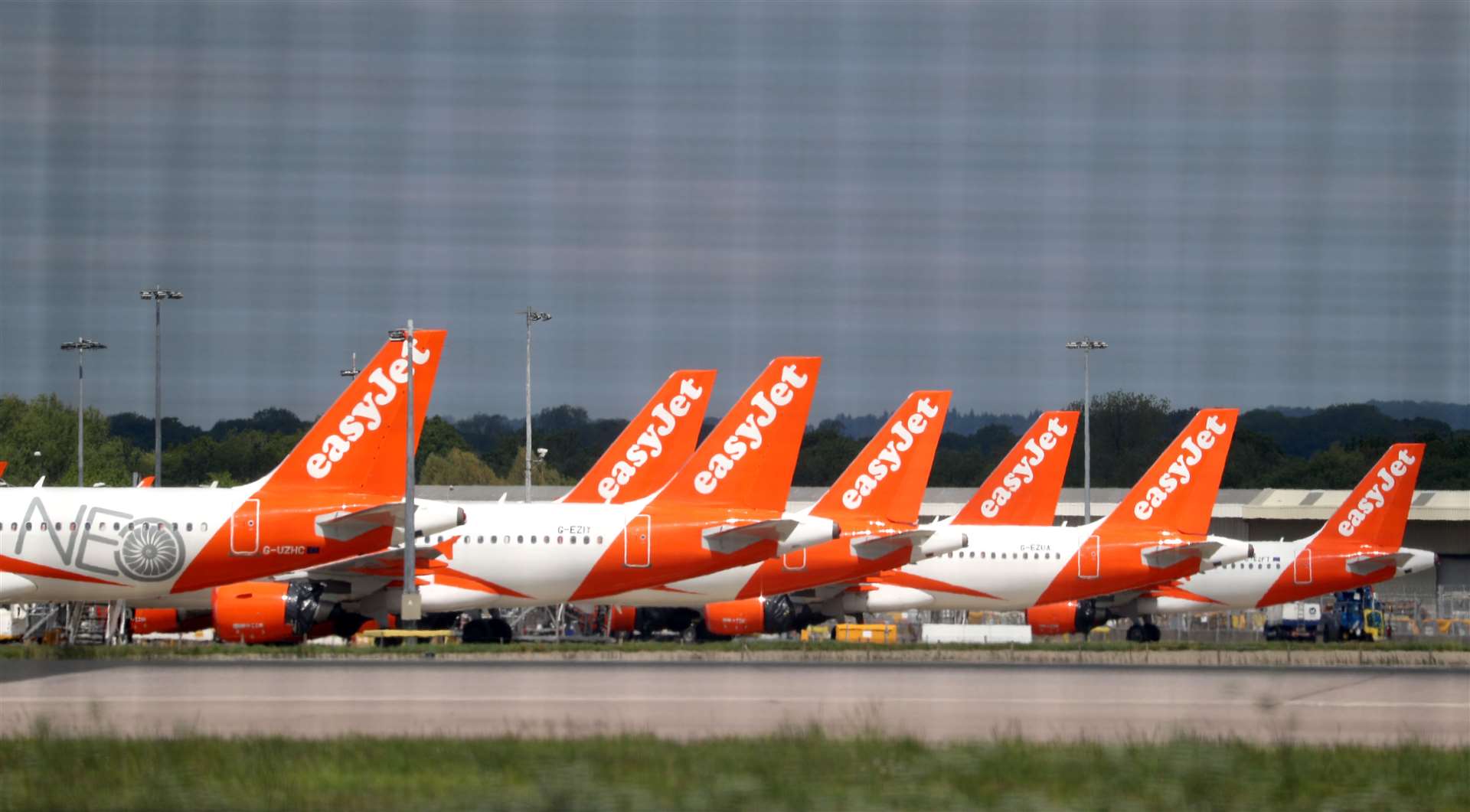 EasyJet planes grounded due to the coronavirus outbreak(Gareth Fuller/PA)