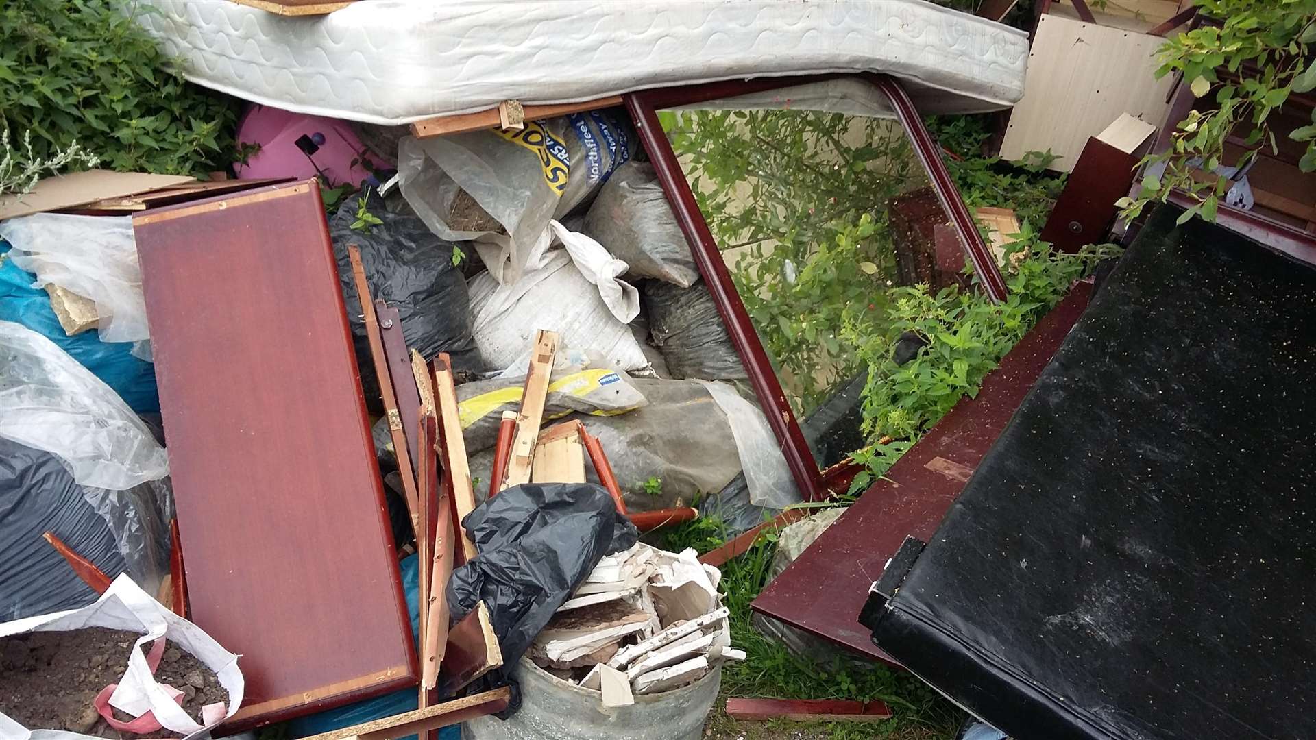 Fly-tipping dumped in Corporation Street, Rochester Picture: Medway Council (7333676)