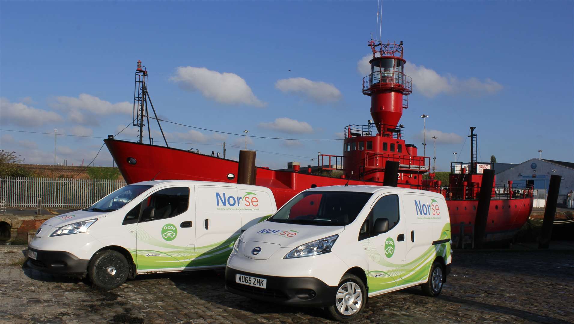 Part of the new electrical vehicle fleet