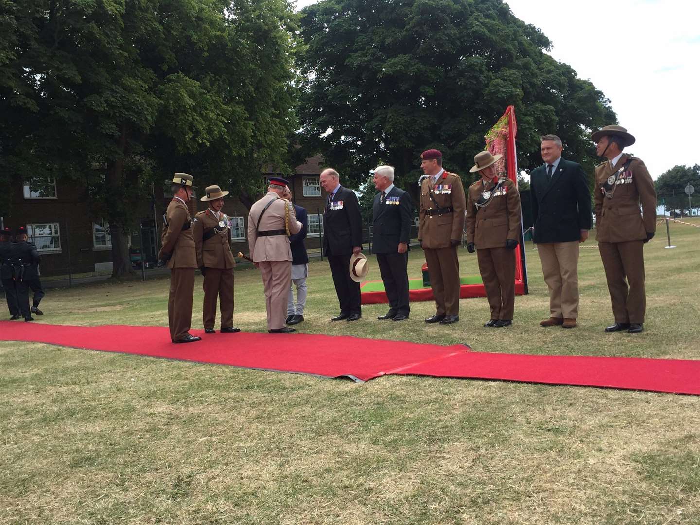 The Prince of Wales has arrived at the Sir John Moore Barracks in Shorncliffe, Folkestone