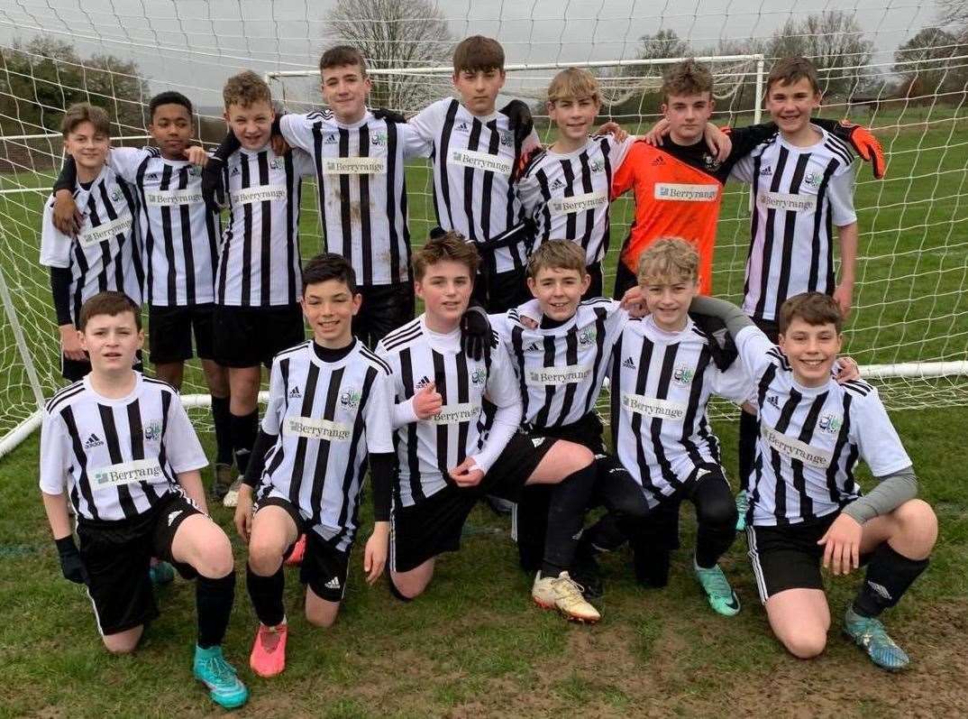 West Farleigh under-13s celebrating fourth successive promotion after ...