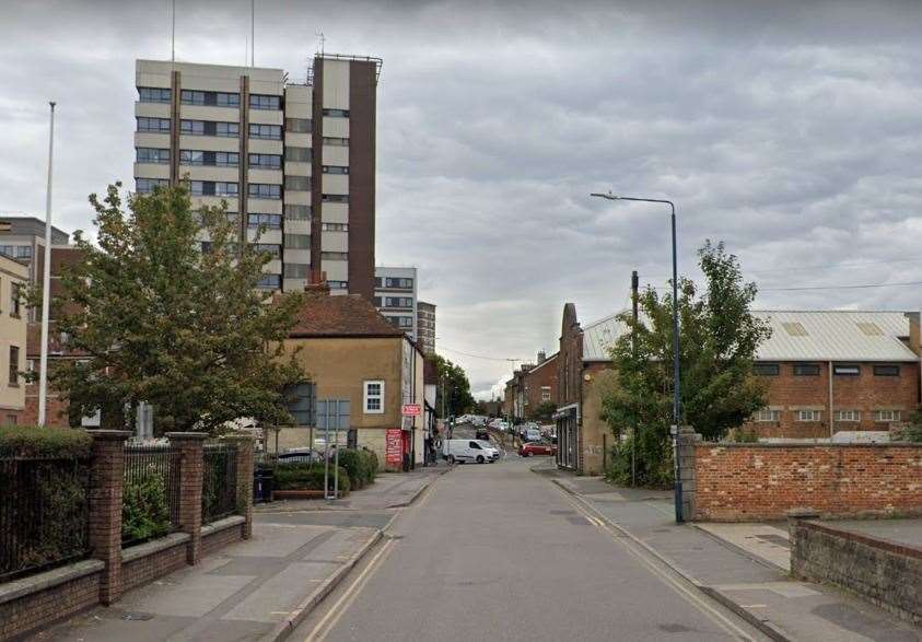A man has been charged after a stabbing in Knightrider Street, Maidstone. Photo: Google