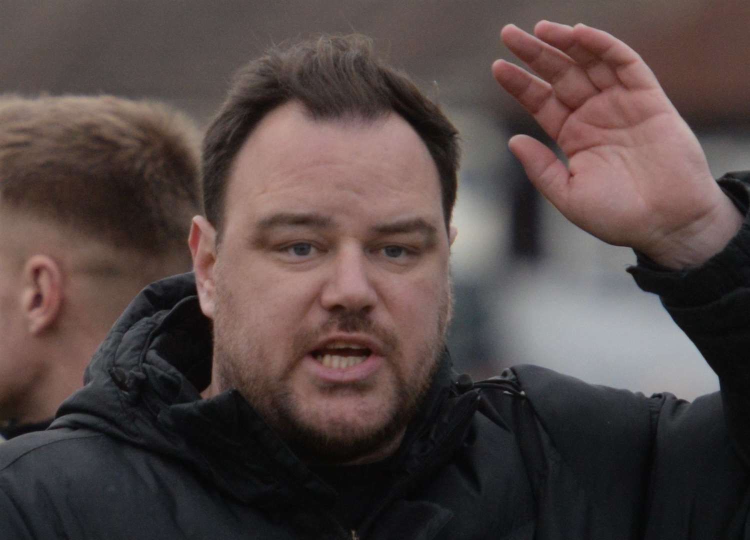 Herne Bay manager Ben Smith. Picture: Chris Davey