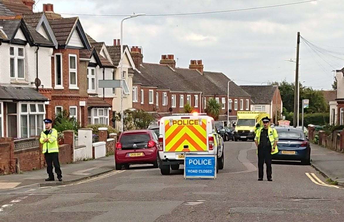 Church Road was closed following the collision