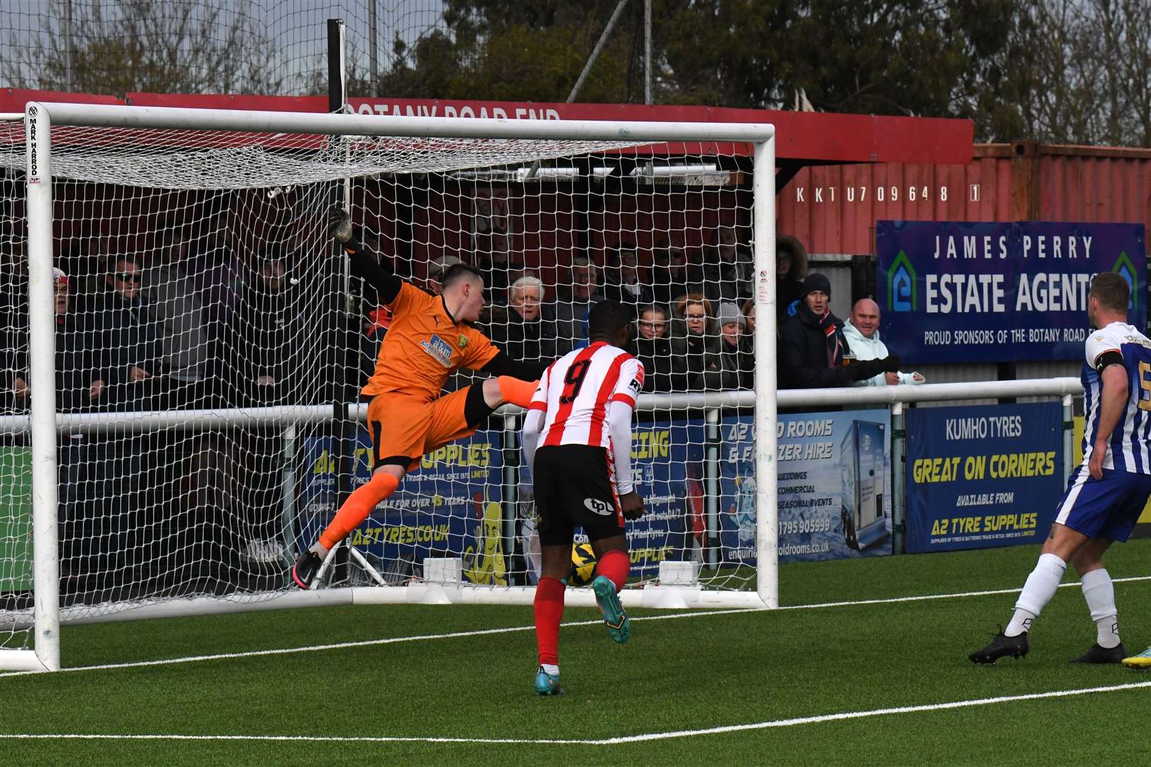 Warren Mfula scores Sheppey's winner last weekend. Picture: Marc Richards