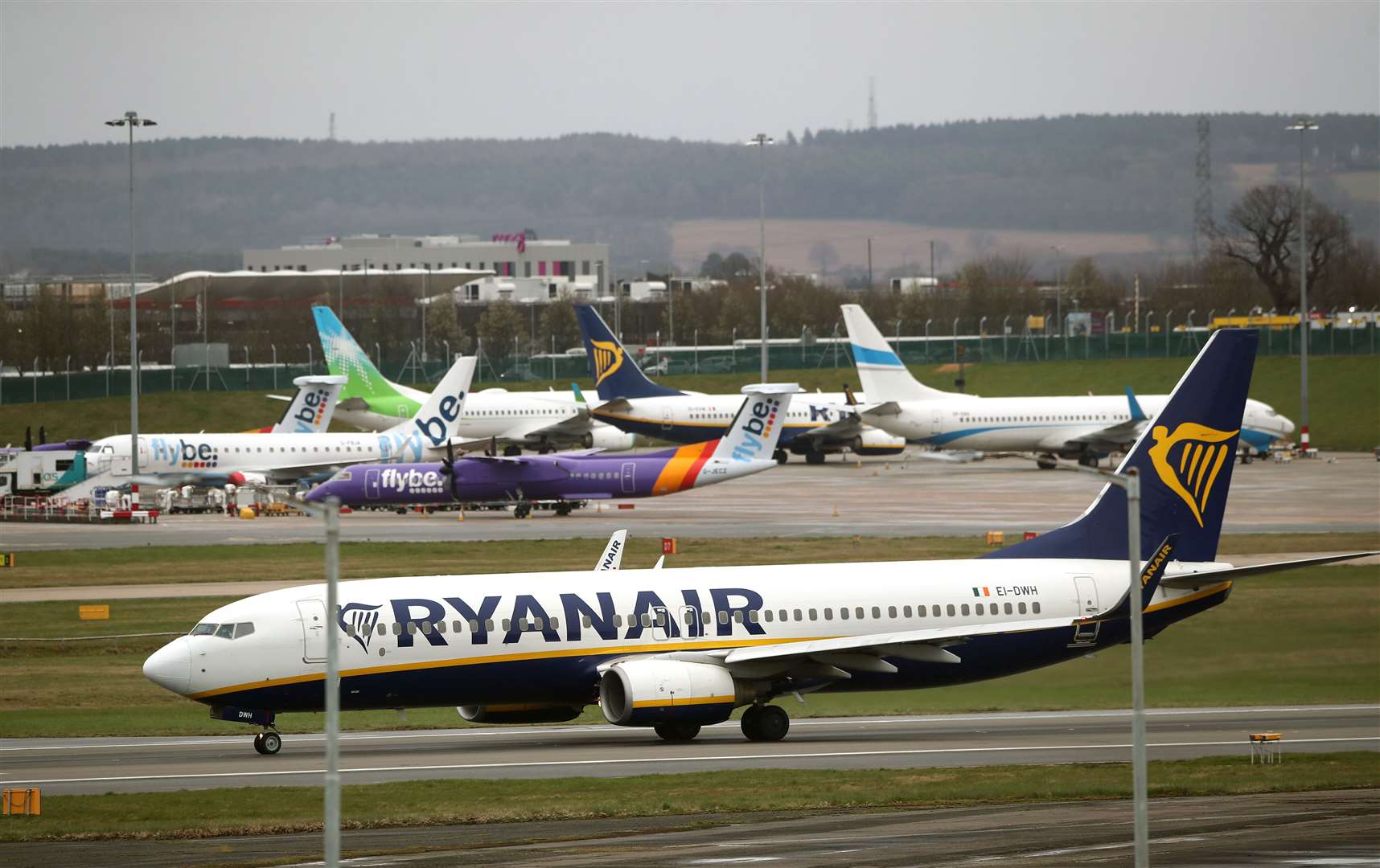 Ryanair intends to restore 40% of its flights from July (Nick Potts/PA)