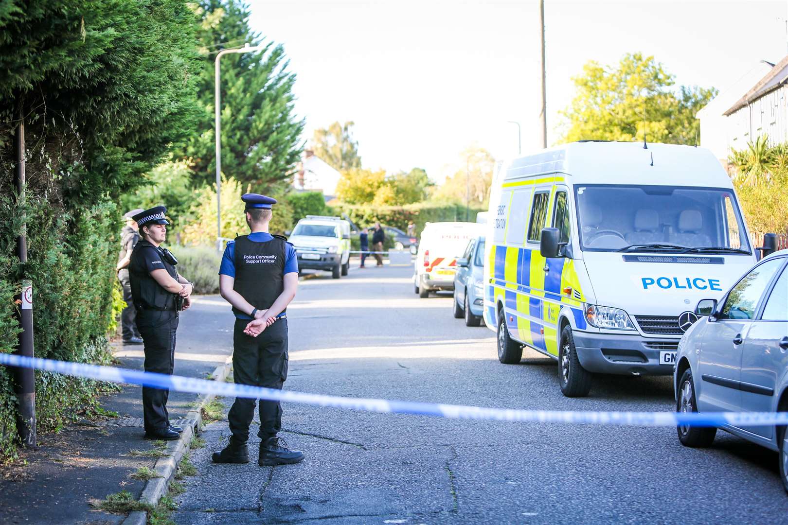 The scene at Carpenters Lane, Hadlow. Picture: Matthew Walker