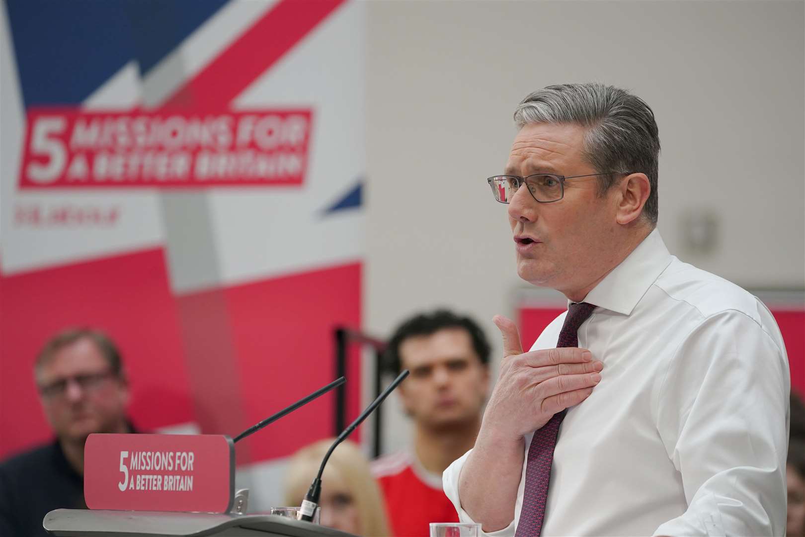 Sir Keir Starmer set out five missions for a future Labour government at the start of 2023 (Peter Byrne/PA)