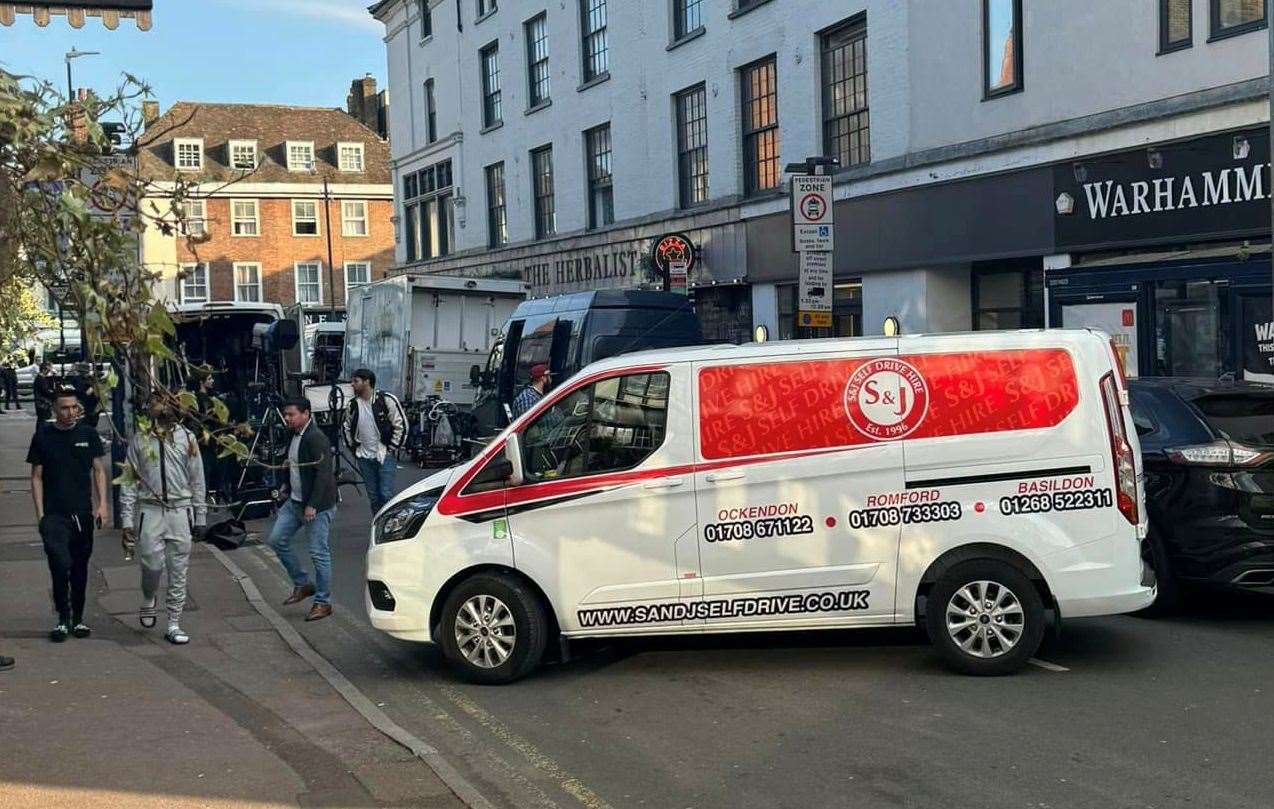 Film crews were seen in Pudding Lane. Picture: Old House at Home