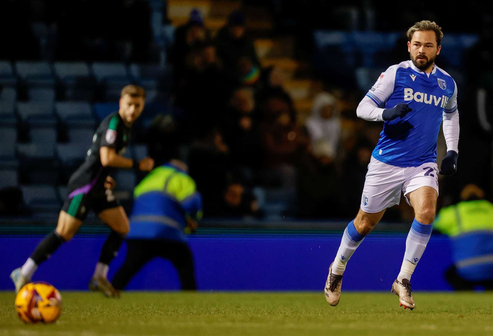 Bradley Dack got some minutes for Gillingham at the end of their game against Salford City Picture: @Julian_KPI