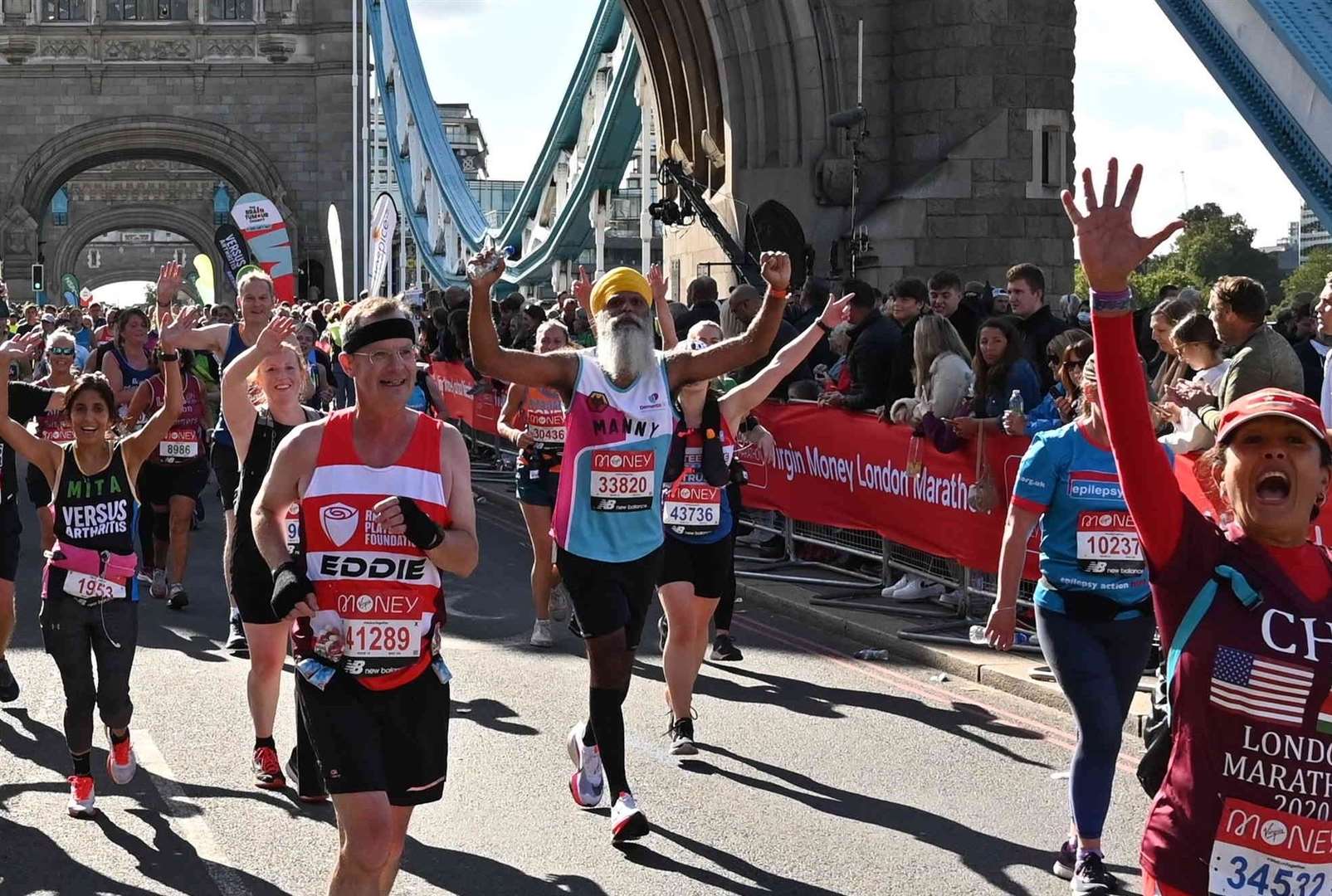 Manny Singh Kang ran the London Marathon last year (Manny Singh Kang/PA)