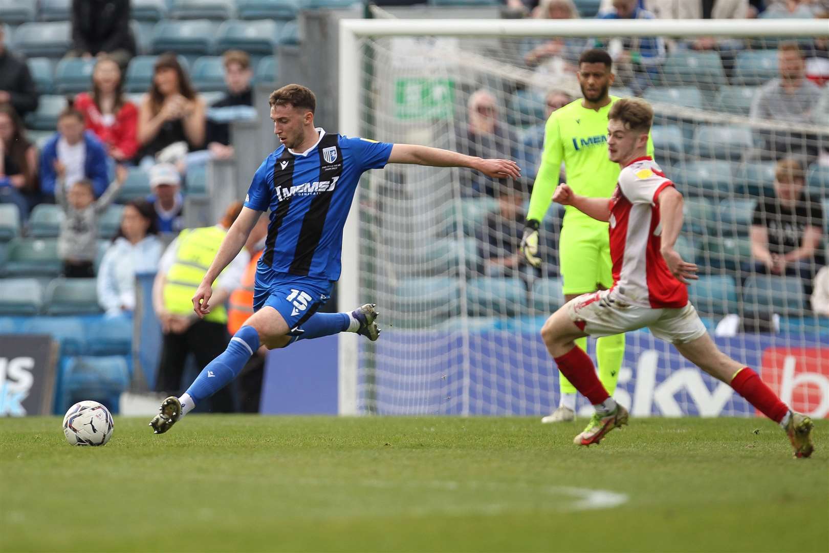 Conor Masterson is back at Gillingham on loan from QPR and could come straight into the starting eleven