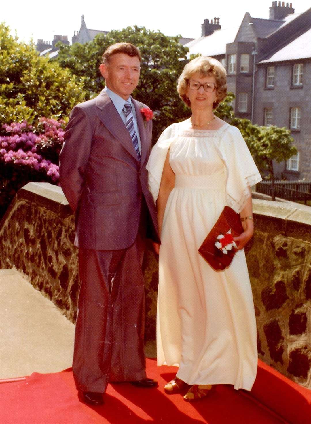 George Murdoch with his wife Jessie in 1977 (Handout/Police Scotland/PA)