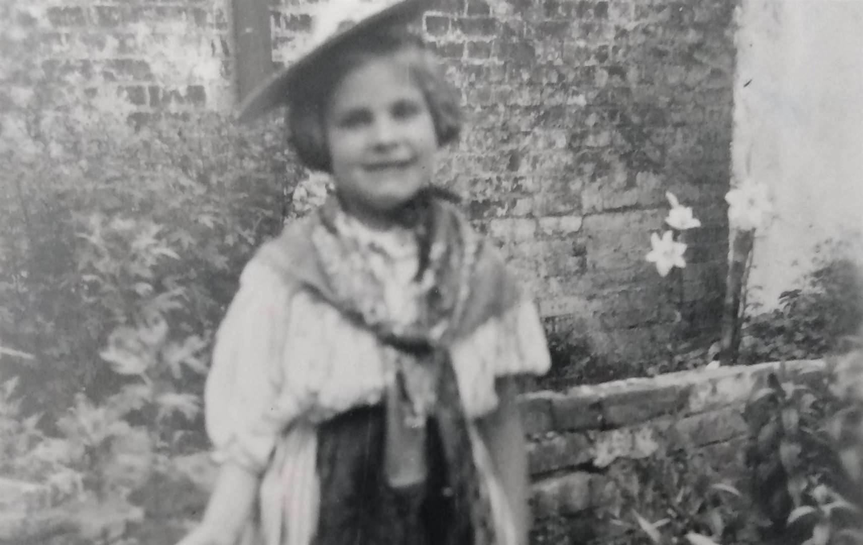 Patricia Robinson went dressed as flower girl at a coronation party in Sittingbourne. Picture: Pat Robinson