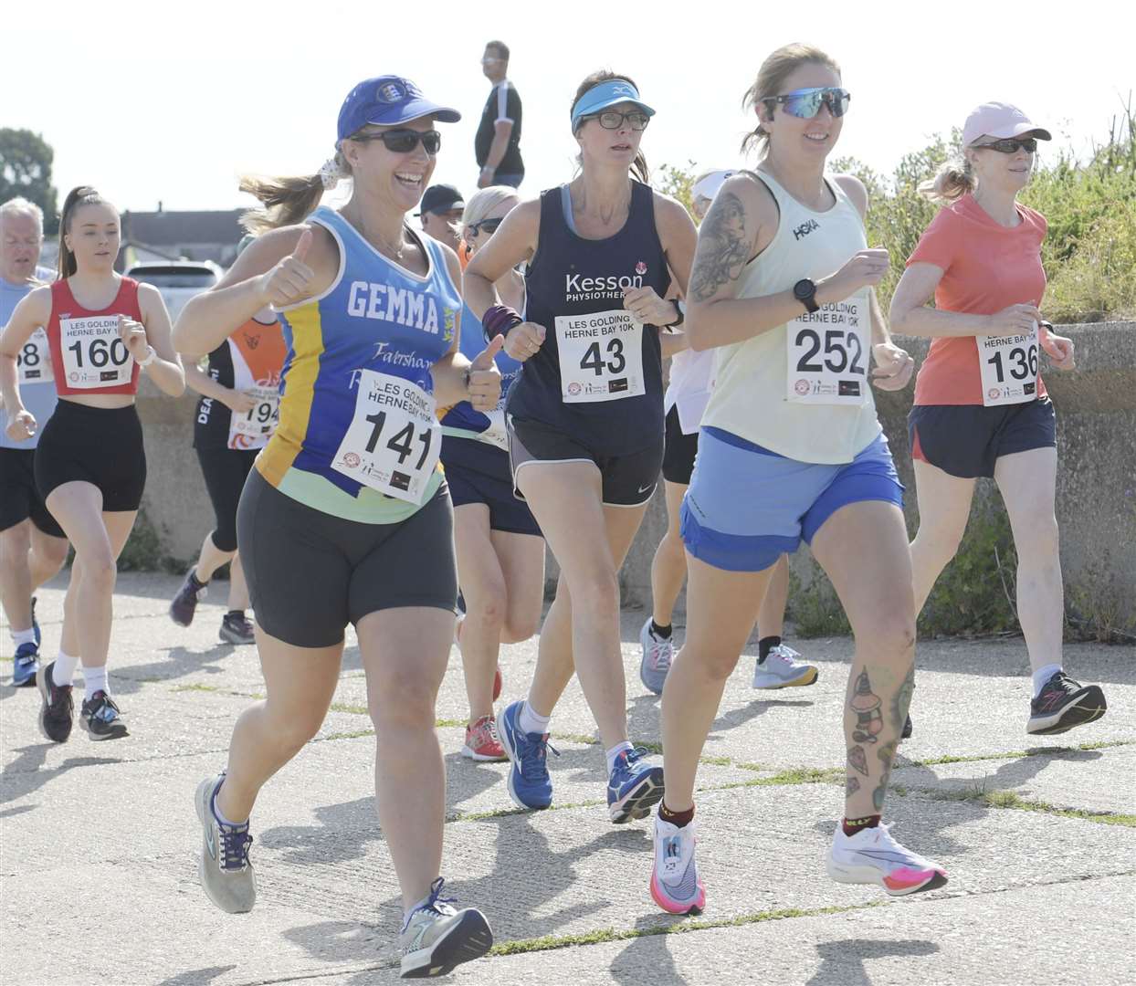 No.141 Gemma Mann of Faversham Running Club. Picture: Barry Goodwin (58030971)