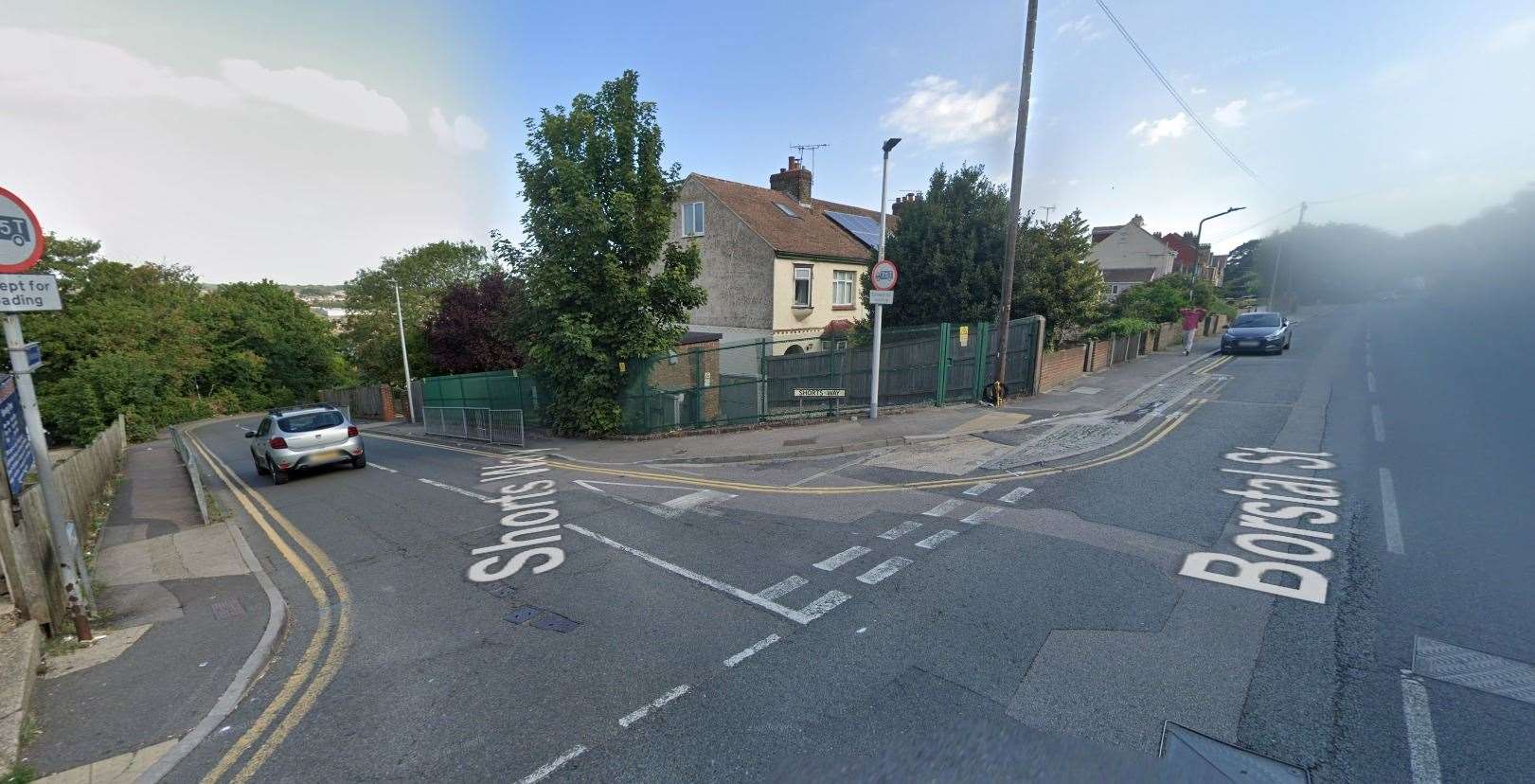 The junction of Shorts Way and Borstal Street, Rochester. Picture: Google Maps