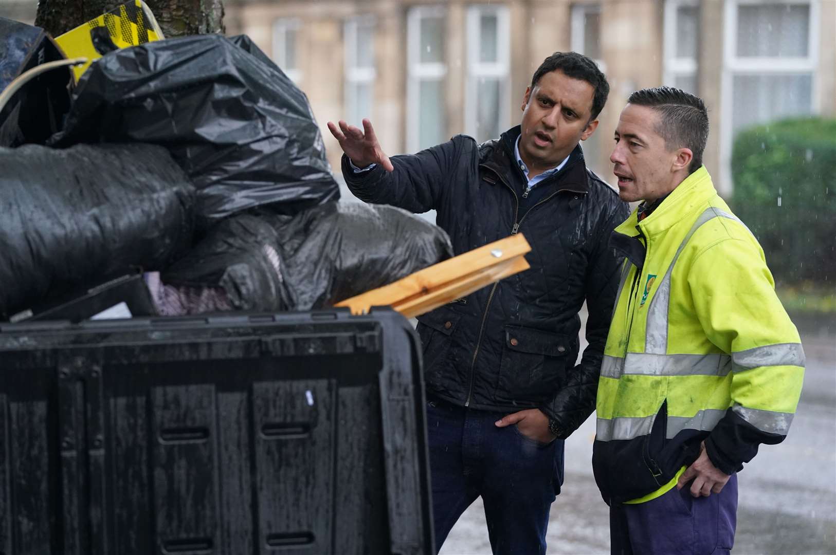 Scottish Labour leader Anas Sarwar in Glasgow (Andrew Milligan/PA)