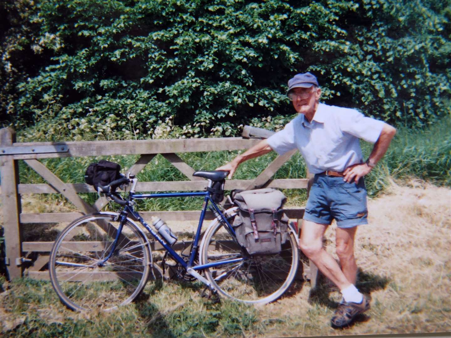 Bob Friend with his trusty tourer