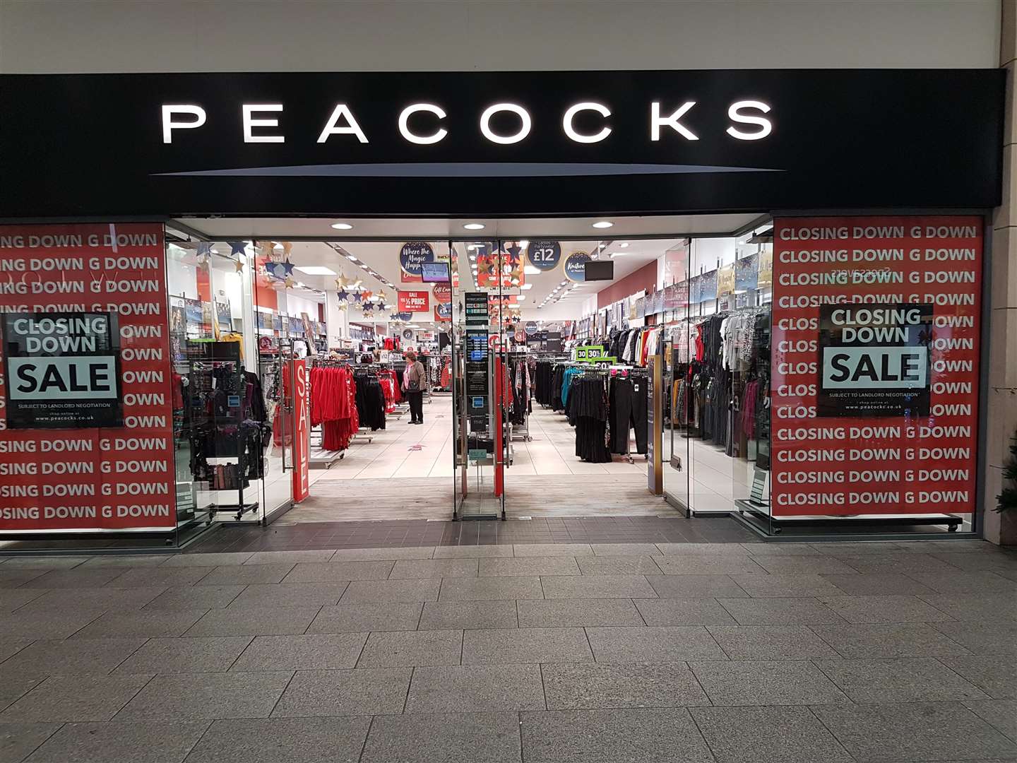 Peacocks shop clothing sale