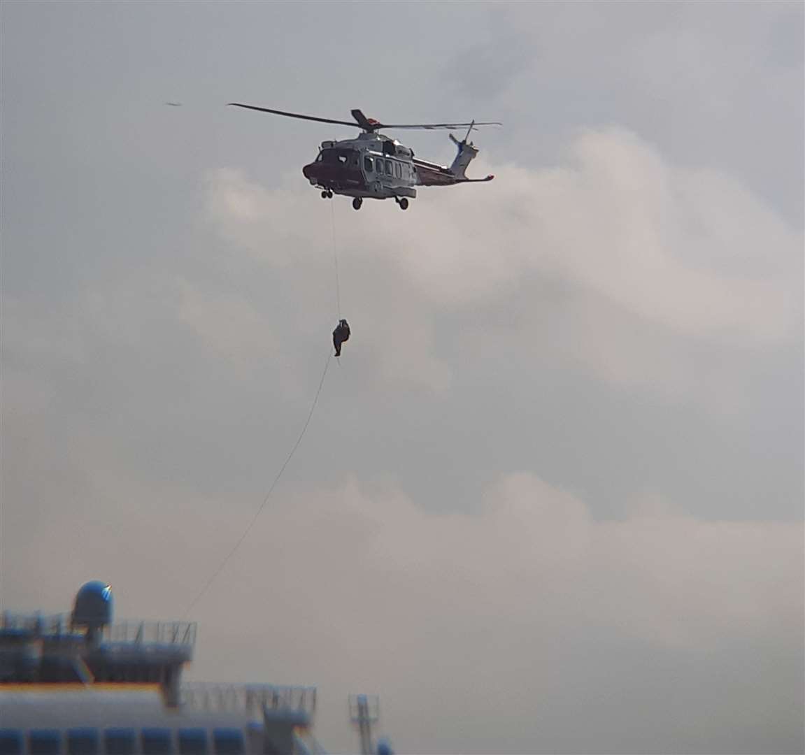 The ship was docked at Tilbury Cruise Terminal. Picture: Craig D