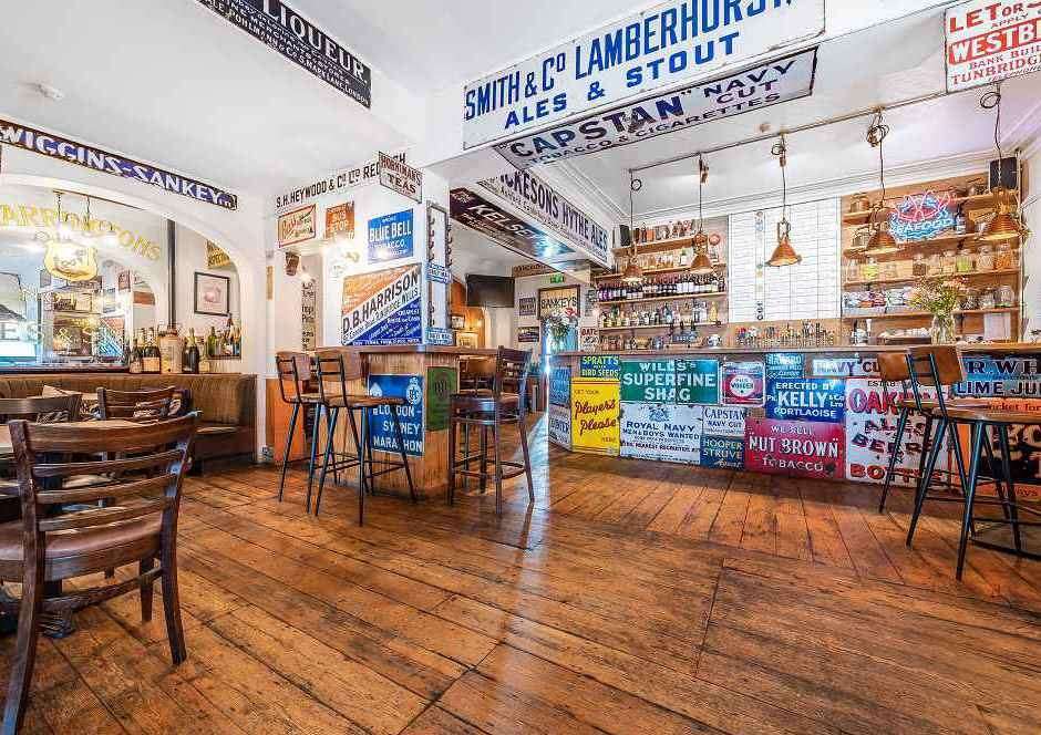 Inside the bar and restaurant, which is up for sale for more than £1.5 million Pictures: Fleurets